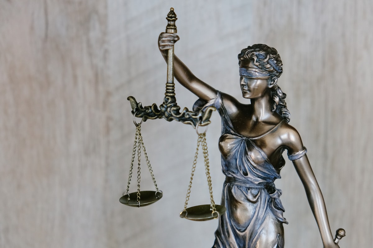 Gavel and law books